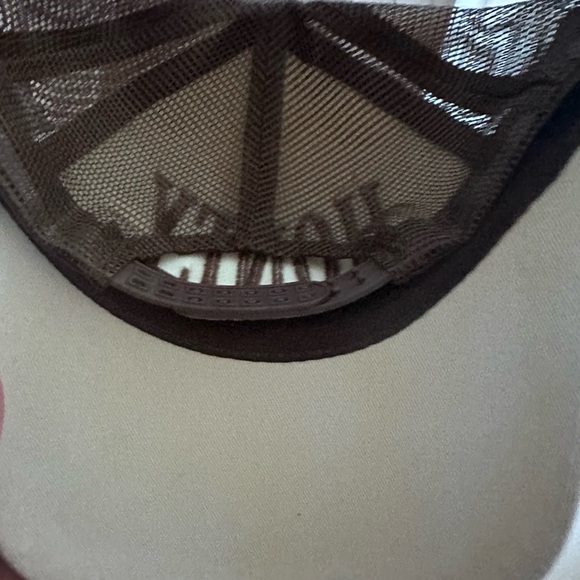 Buckle Cream and Brown Embroidered “Honey” Hat - Picture 4 of 5